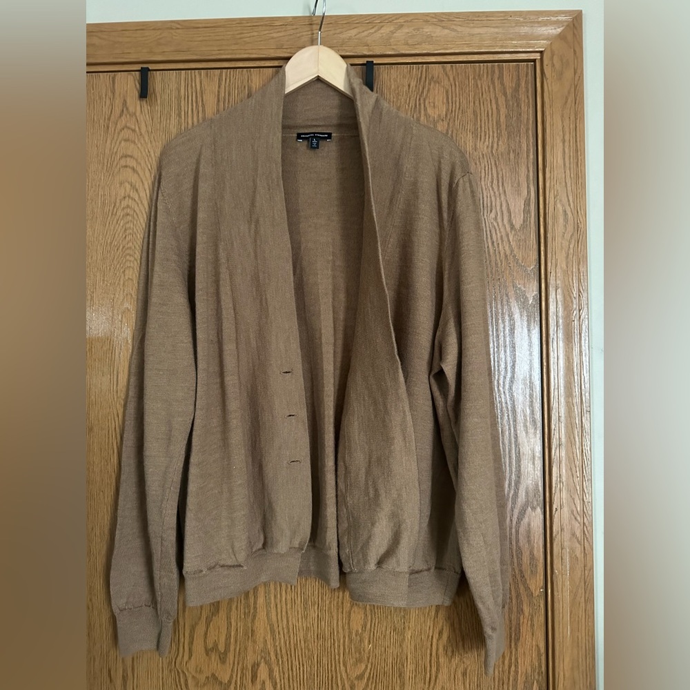 Universal Standard camel Curve Cardi size L (22/24)